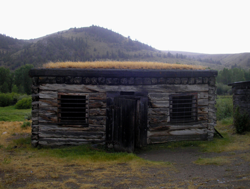 Jail in Bannack, Montana