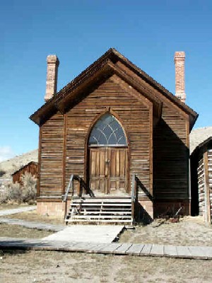 Methodist Church in Bannack Montana
