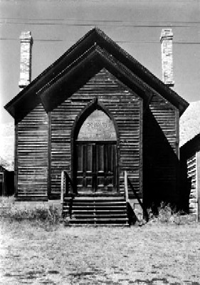 Methodist Church in Bannack Montana