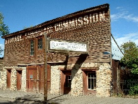 Livery and Blacksmith Shop, Virginia City, Montana