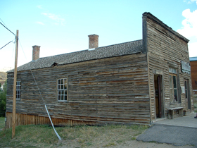 The hangman's building in Virginia City, Montana