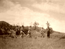 Apache Dancers, 1906