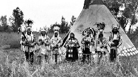 Blackfoot Indians, 1913