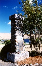 Nez Perce chief Old Joseph's grave marker, Wallowa