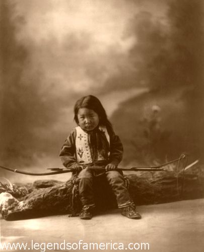 John Lone Bull, Sioux Boy, 1900