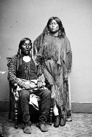 Kiowa Lone Wolf and his wife
