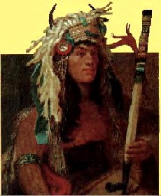 Painting of Little Crow