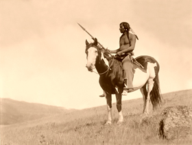 Indian on Pony