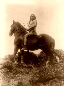 Nez Perce Warrior, 1910.