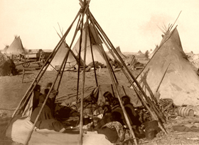 Oglala Sioux Women and Children