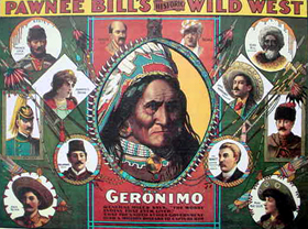 Geronimo in Pawnee Bill's Wild West Show