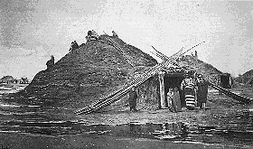 Pawnee lodge home, 1871