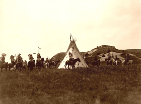 Sioux Warriors, Edward S. Curtis
