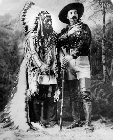 Sitting Bull with Buffalo Bill Cody,