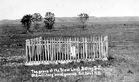 Sitting Bull's Original Grave.