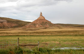 Chimney Rock in Nebraska