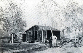 Beatty Family at the Beatty Ranch, Nevada