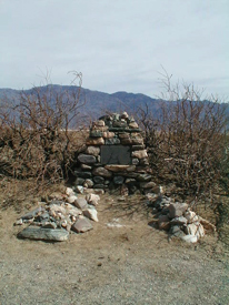 Frank "Shorty" Harris grave in Death Valley
