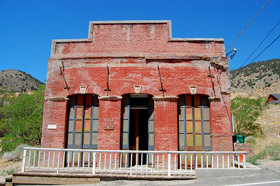 Former Bank of California building, gold Hill, Nevada