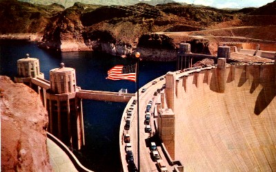 Hoover Dam north of Kingman, Arizona