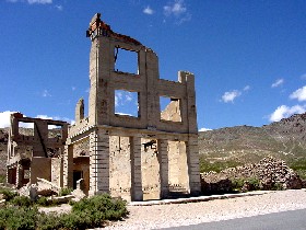 Cook Bank in Rhyolite, Nevada