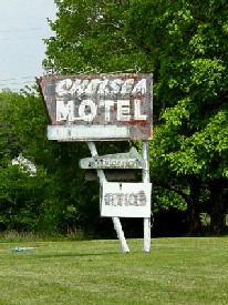 Chelsea Motel is long closed in Chelsea, 