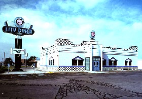City Diner in Weatherford, Oklahoma.