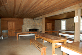 Fort Washita Barracks Interior