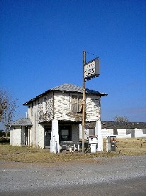 Lucille Hamons' Station in Hydro, Oklahoma,