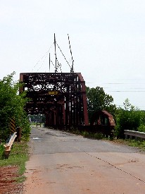 Steel Truss Bridge across Lake Overholser