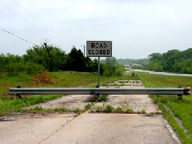 Route 66 west of Depew, Oklahoma