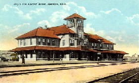 Train Depot and Harvey House in Sapulpa, Oklahoma