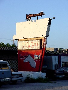 Old sign in Tulsa