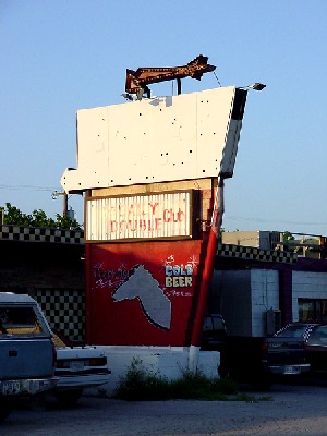 Old Tavern Sign in Tulsa Oklahoma