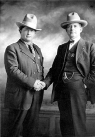 Deputy Bud Ballew and Sheriff Buck Garrett 