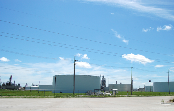 Oil Refinery in West Tulsa, Oklahoma