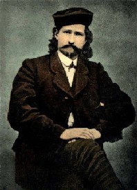 Bill Hickok vintage postcard