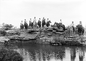 Cowboys at Blanco Canyon