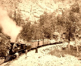 Locomotive in the Black Hills