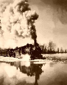 High water train, 1907