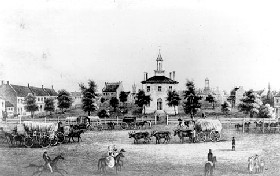 Independence, Missouriwas the "jumping off" point of the Santa Fe Trail