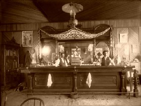 Meeker, Colorado Saloon in 1899.