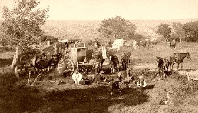 Cowboys at a Mess Scene, 1887