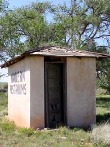 Outhouse in Endee, New Mexico