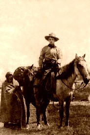 Actual Pony Express Rider in 1860 or 1861