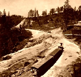 Prospect Hill Cut. 150 feet deep, 74 feet wide, 1869