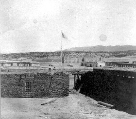 Santa Fe, New Mexico Fort in 1868