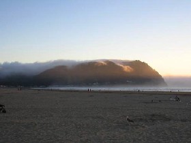 Seaside, Oregon fog