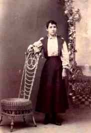 Belle Starr as a young girl