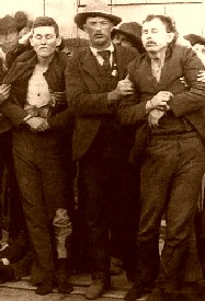 Bob and Grat Dalton after having been shot in the 
